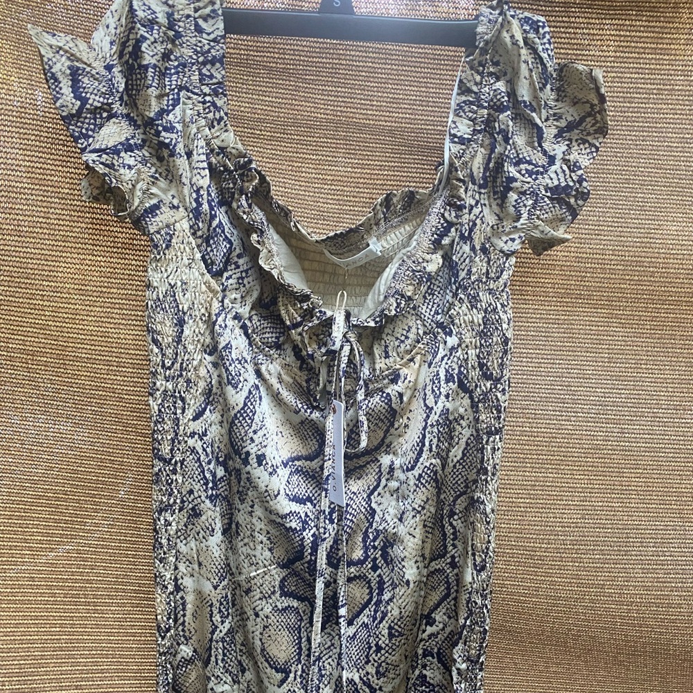 O. VIANCA Snake print Dress Size S